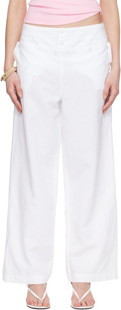 Gimaguas Gimaguas White Anna Trousers