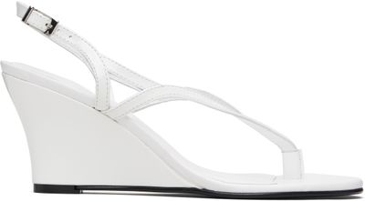 Gimaguas Gimaguas White Wedge Heeled Sandals