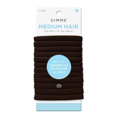 Gimme Beauty Gimme Beauty Any Fit Hair Bands, Damage Free Hair Ties Made with Seamless Microfiber Elastics