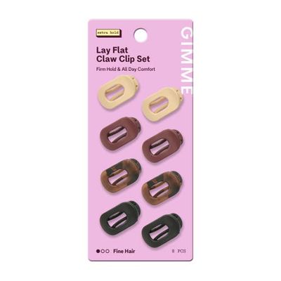 Gimme Beauty Gimme Beauty Mini Lay Flat Claw Clip Set