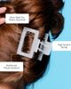 Gimme Beauty Gimme Beauty Square Extra Grip Claw Clip - 5