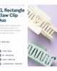 Gimme Beauty Gimme Beauty XL Rectangle Claw Clip for Thick Hair Duo - 2
