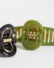 GINA TRICOT Gina Tricot 2 pack claw clips in black & green - 3