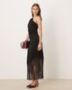 GINA TRICOT Gina Tricot asymmetric longline fringe top in black - part of a set - 2