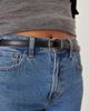 GINA TRICOT Gina Tricot belt with silver buckle in black - 1