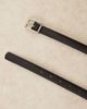 GINA TRICOT Gina Tricot belt with silver buckle in black - 2
