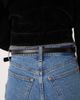 GINA TRICOT Gina Tricot belt with silver buckle in black - 3