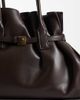 GINA TRICOT Gina Tricot belted tote bag in brown - 3