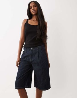 GINA TRICOT Gina Tricot Bermuda denim shorts in rinse wash blue
