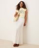 GINA TRICOT Gina Tricot boho tiered maxi skirt in white - 1
