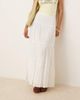GINA TRICOT Gina Tricot boho tiered maxi skirt in white - 4