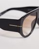 GINA TRICOT Gina Tricot bold aviator sunglasses in black - 2