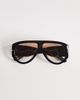 GINA TRICOT Gina Tricot bold aviator sunglasses in black - 3
