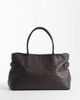 GINA TRICOT Gina Tricot braided squares tote in brown - 1