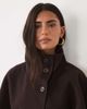 GINA TRICOT Gina Tricot cape jacket with belt in brown - 2