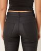 GINA TRICOT Gina Tricot coated PU flare jeans in black - 4