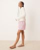GINA TRICOT Gina Tricot cotton blend knit sweater with crew neck in cream-White - 3
