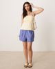 GINA TRICOT Gina Tricot cotton poplin shorts in blue stripe - 1