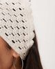 GINA TRICOT Gina Tricot crochet head scarf in cream-White - 3