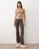 GINA TRICOT Gina Tricot cropped soft yoga top in mocha brown - 2