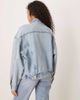 GINA TRICOT Gina Tricot denim oversized boyfriend jacket in light wash blue - 4