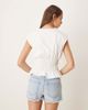 GINA TRICOT Gina Tricot denim shorts with split hems in light wash blue - 4