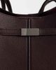 GINA TRICOT Gina Tricot double strap tote with buckle detail in burgundy-Red - 3
