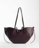 GINA TRICOT Gina Tricot double strap tote with buckle detail in burgundy-Red - 4