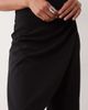 GINA TRICOT Gina Tricot drape wrap detail wide leg pants in black - 4