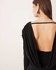 GINA TRICOT Gina Tricot draped back top in black - 2