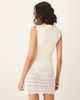 GINA TRICOT Gina Tricot embroidered edge cotton tank top in lemon yellow - 2