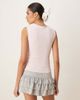 GINA TRICOT Gina Tricot embroidered edge cotton tank top in pink - 2