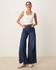 GINA TRICOT Gina Tricot embroidered edge cotton tank top in white - 4