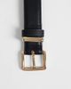 GINA TRICOT Gina Tricot everyday belt with gold-tone buckle in black - 3