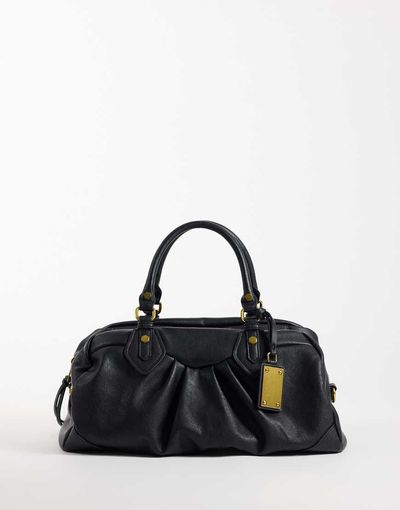 GINA TRICOT Gina Tricot faux leather slouchy bag in black
