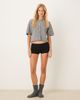 GINA TRICOT Gina Tricot fold-over hotpant shorts in black - 3