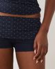 GINA TRICOT Gina Tricot fold over lounge shorts in navy polka - part of a set - 3
