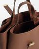 GINA TRICOT Gina Tricot folded one-handle tote with buckle detail in brown - 3