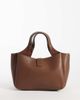 GINA TRICOT Gina Tricot folded one-handle tote with buckle detail in brown - 4