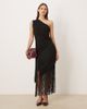 GINA TRICOT Gina Tricot fringe midi skirt in black - part of a set - 1