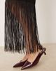 GINA TRICOT Gina Tricot fringe midi skirt in black - part of a set - 4