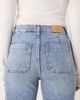 GINA TRICOT Gina Tricot front pocket wide leg flare jeans in mid wash blue - 4