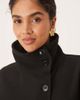 GINA TRICOT Gina Tricot funnel neck belted cape jacket in black - 4