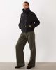 GINA TRICOT Gina Tricot high neck short jacket with wool in black - 2