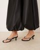 GINA TRICOT Gina Tricot high shine balloon maxi skirt in black - 4