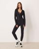 GINA TRICOT Gina Tricot high waist ruched yoga leggings in black - part of a set - 1