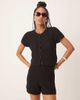 GINA TRICOT Gina Tricot knit crochet shorts in black - part of a set - 2