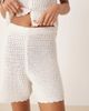 GINA TRICOT Gina Tricot knit crochet shorts in white - part of a set - 2