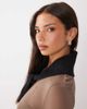GINA TRICOT Gina Tricot knit mini neck scarf in black - 3