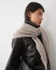 GINA TRICOT Gina Tricot knit triangle scarf in beige-NEUTRAL - 1